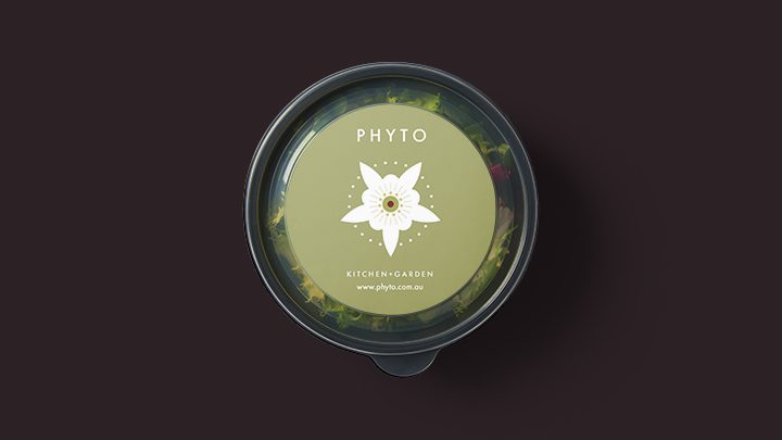 Phyto sticker takeaway salad