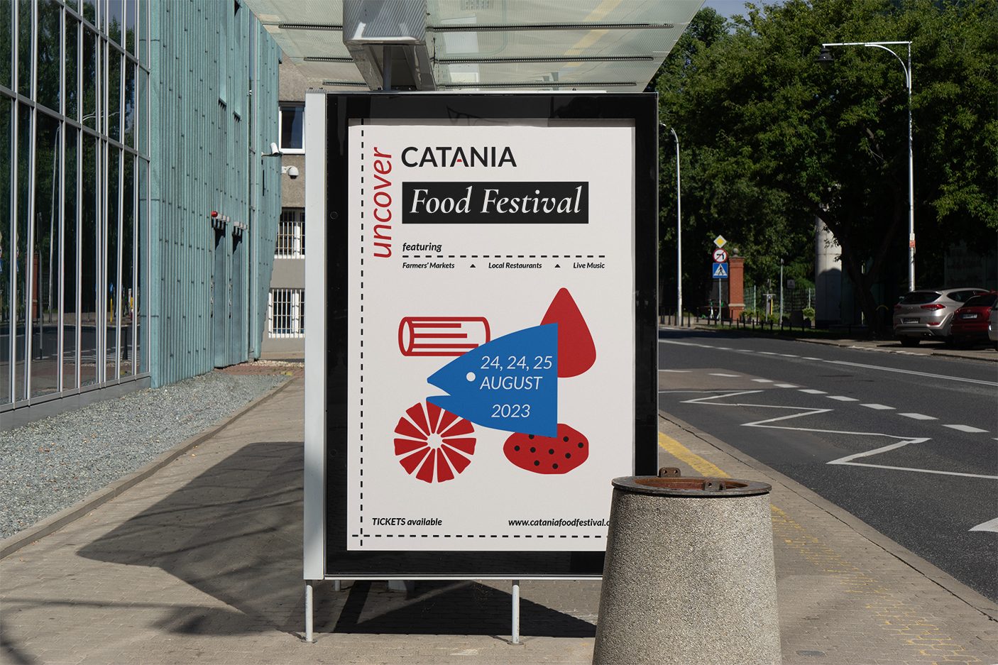 uncover Catania food festival poster