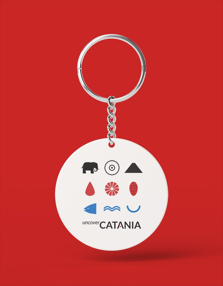 uncover Catania keychain